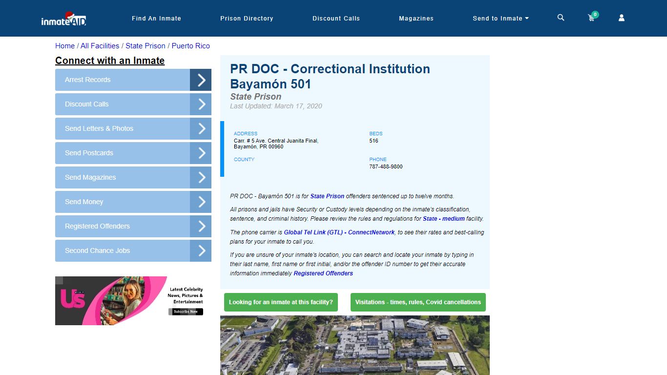 PR DOC - Correctional Institution Bayamón 501 - InmateAid