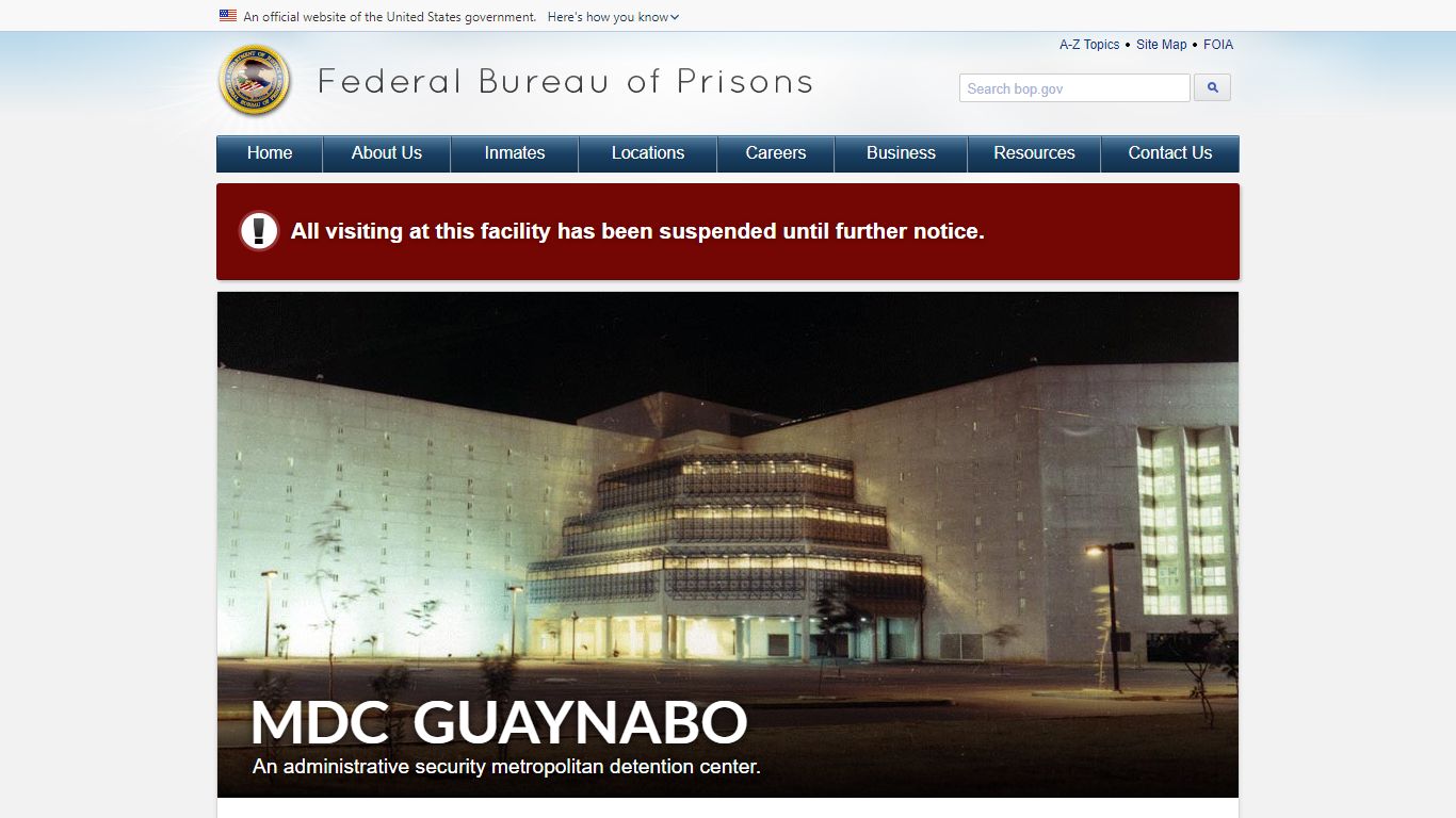 MDC Guaynabo - Federal Bureau of Prisons