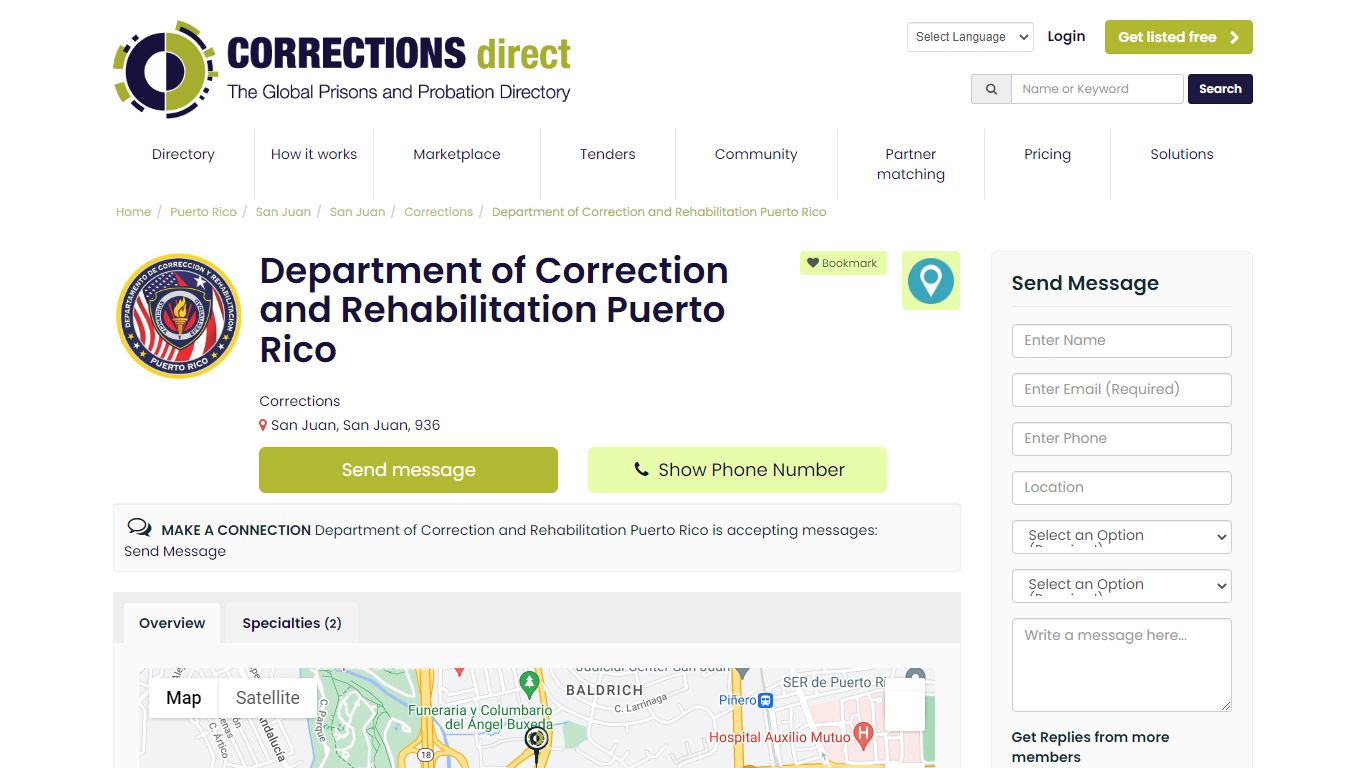 Department of Correction and Rehabilitation Puerto Rico